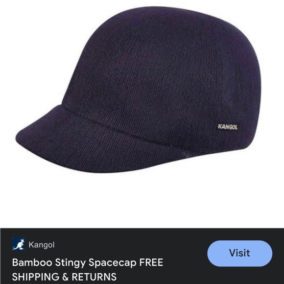 Kangol Bamboo Stingy SpaceCap Small Navy blue - Picture 5 of 5